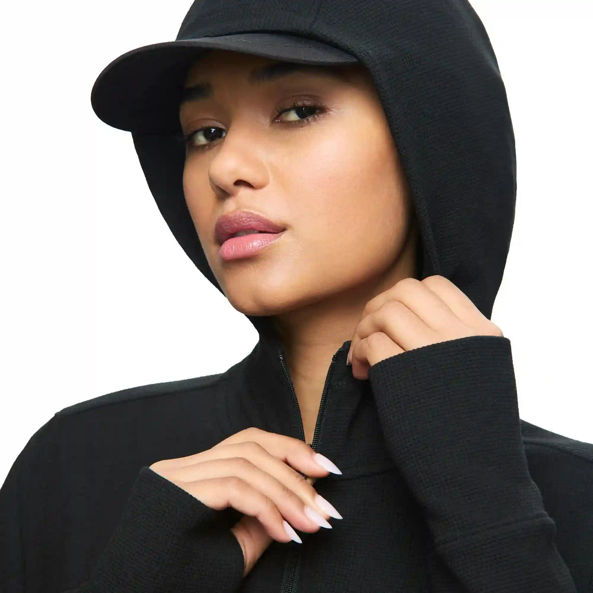 Cascade  Full Zip Waffle Hoody