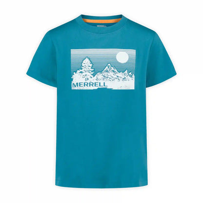 Stripe Landscape Graphic Crew Tee