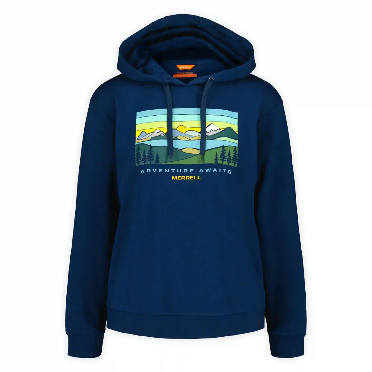 Await Adventure Semi-Cropped Graphic Hoody