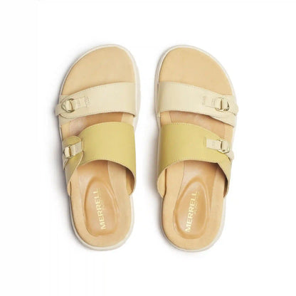 Fleur Leather Slide