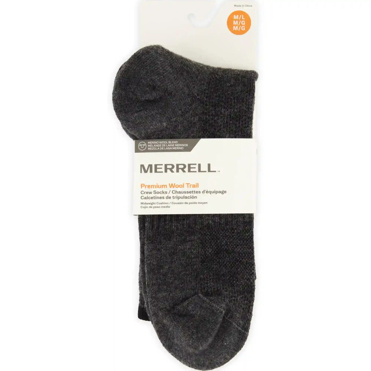 Premium Wool Trail Crew Sock